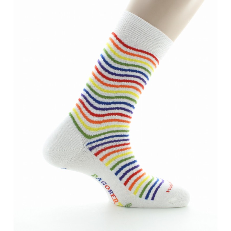 Chaussettes Chaussettes Dagobert | Chaussettes Vagues Multicolores