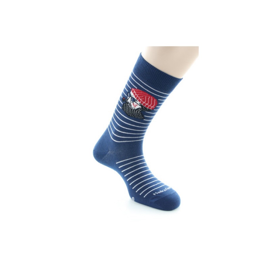 Chaussettes Chaussettes Dagobert | Chaussettes En Coton A Motif Corsaire - Dagobert A L'Envers