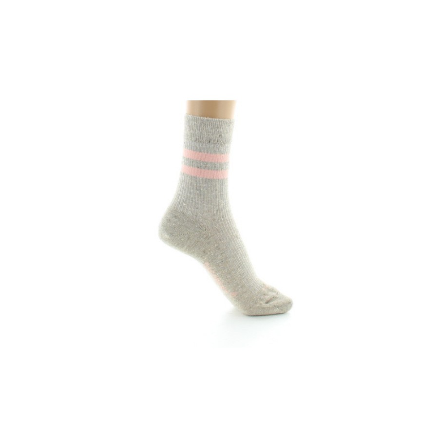 Chaussettes Chaussettes Dagobert | Chaussettes Courtes Femme En Coton Et Soie Ficelle