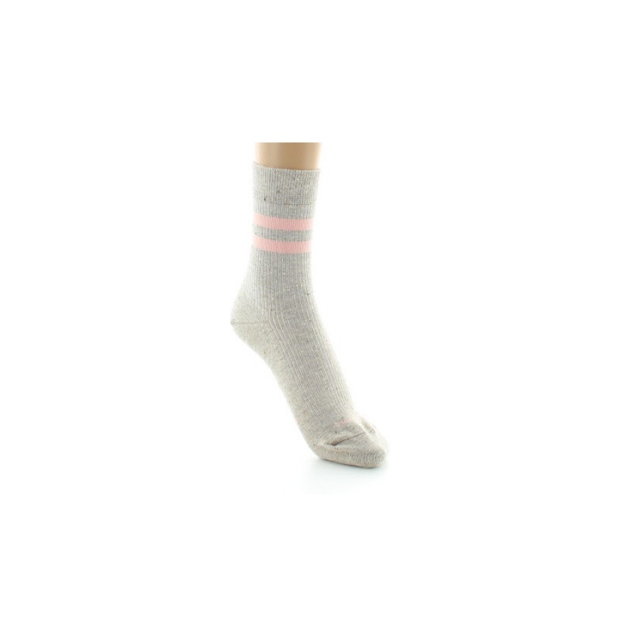 Chaussettes Chaussettes Dagobert | Chaussettes Courtes Femme En Coton Et Soie Ficelle