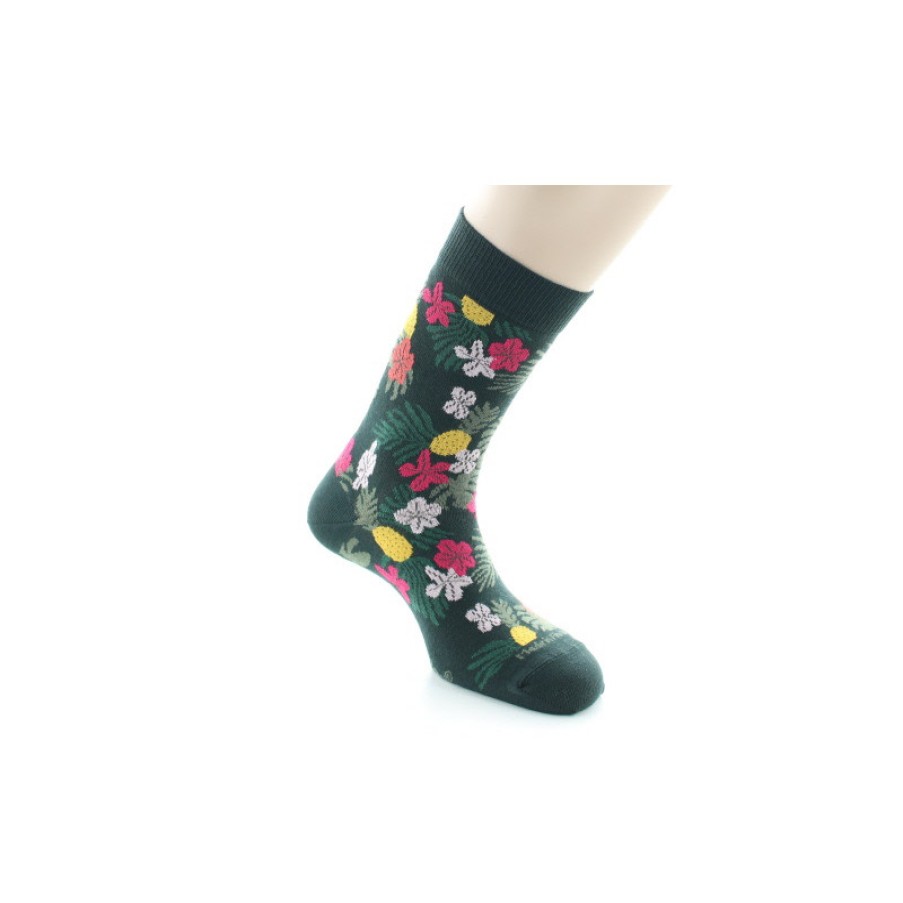 Chaussettes Chaussettes Dagobert | Chaussettes Pour Homme A Motifs Fantaisie Ananas - Dagobert A L'Envers