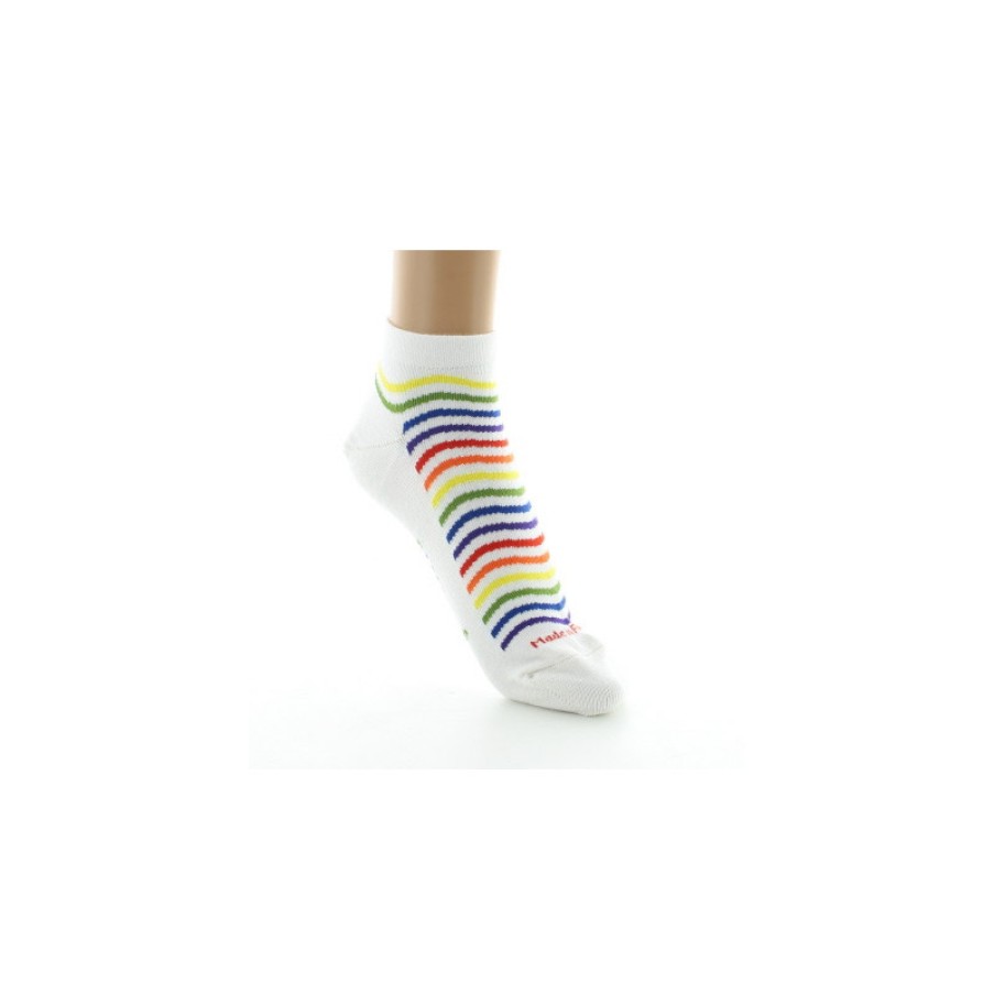 Chaussettes Chaussettes Dagobert | Socquettes Femme Vagues Multicolores