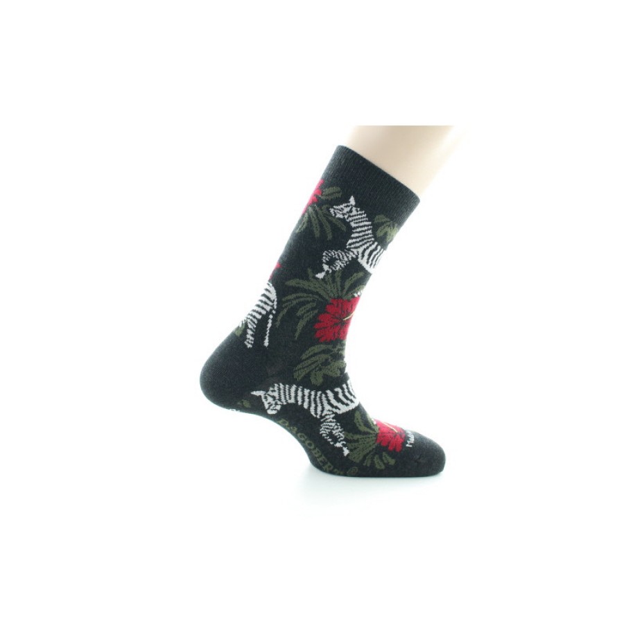 Chaussettes Chaussettes Dagobert | Chaussettes Fantaisie Pour Homme A Motifs Zebre - Dagobert A L'Envers