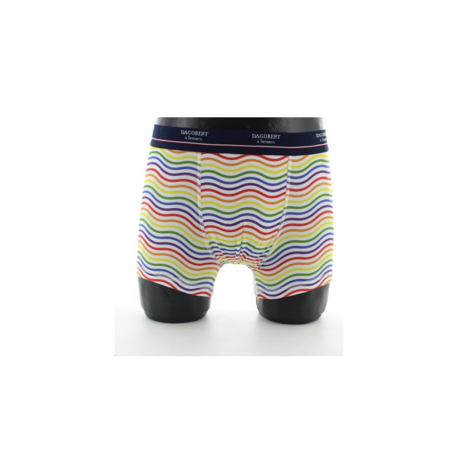 Boxers Chaussettes Dagobert | Boxer Vagues Multicolores