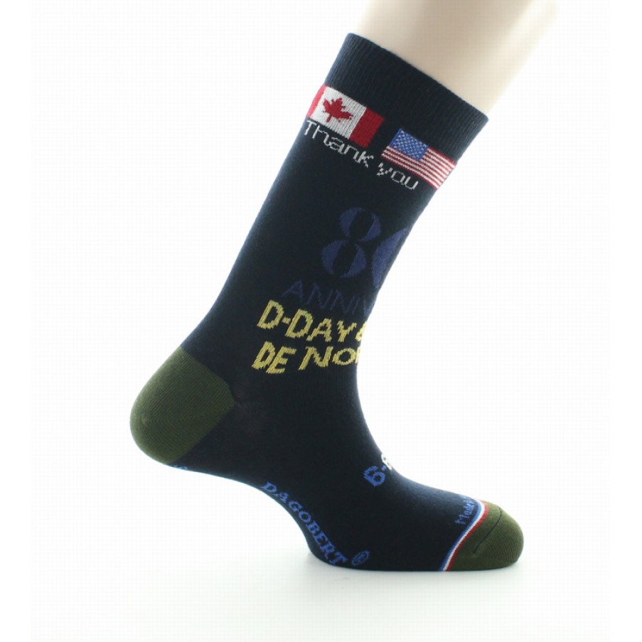 Chaussettes Chaussettes Dagobert | Chaussettes Commemorative Du 80E Anniversaire Du Debarquement En Normandie