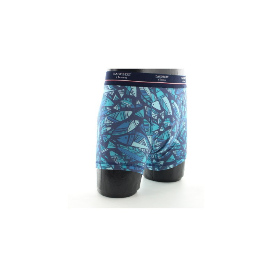 Boxers Chaussettes Dagobert | Boxer Poissons Bleus